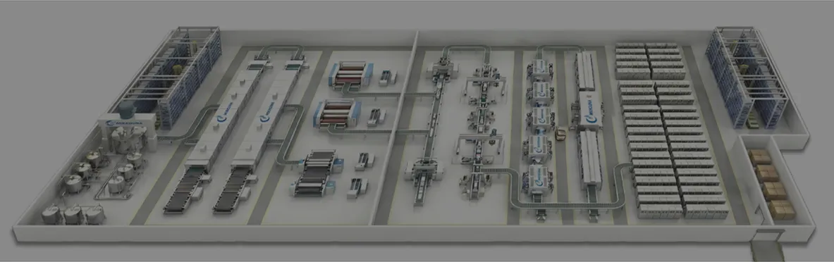 Mikrouna lithium battery production line